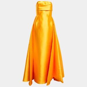 SOLACE London Tiffany Bandeau Strapless Maxi Dress - S